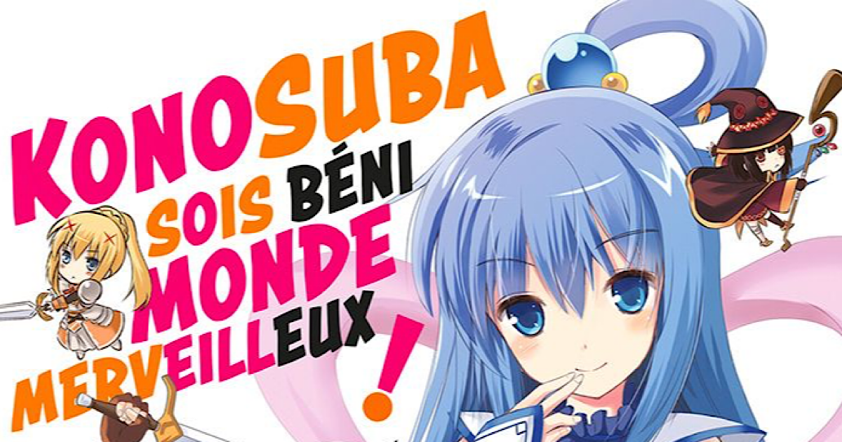 Konosuba le manga arrive en France chez Meian