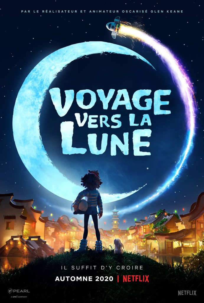 Voyage vers la Lune Netflix Glen Keane Trailer Affiche officiel