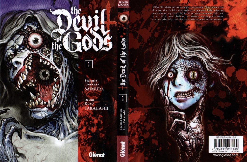 Jaquette The Devil of The Gods Tome 1 Glénat Les Trésors du Nain