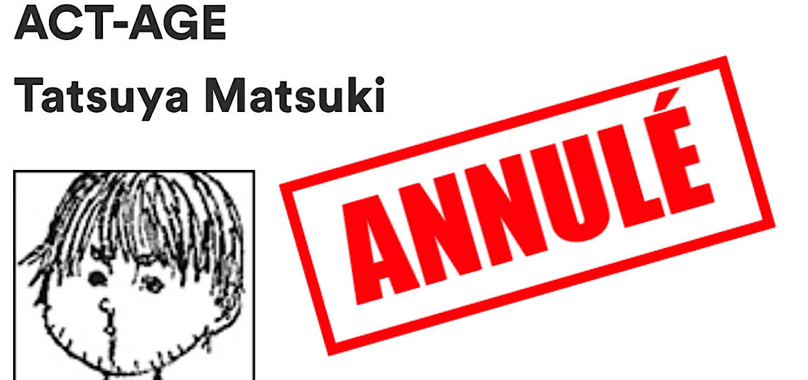 Act age Weekly Shonen Jump met fin à la série de Tatsuya Matsuki et Shiro Usazaki