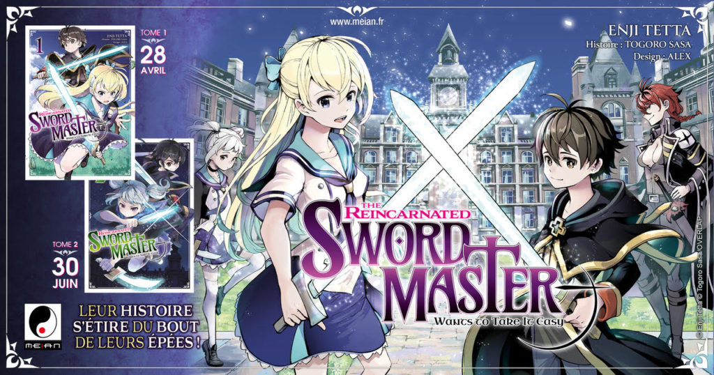 The Reincarnated Swordmaster Meian Edition Annonce Licence Sortie Umarekawatta "Kensei" Wa Raku o Shitai the reincarnated sword saint wants to take it easy