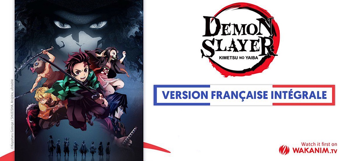 Version française VF Demon Slayer Kimetsu no Yaiba Episode Wakanim Streaming
