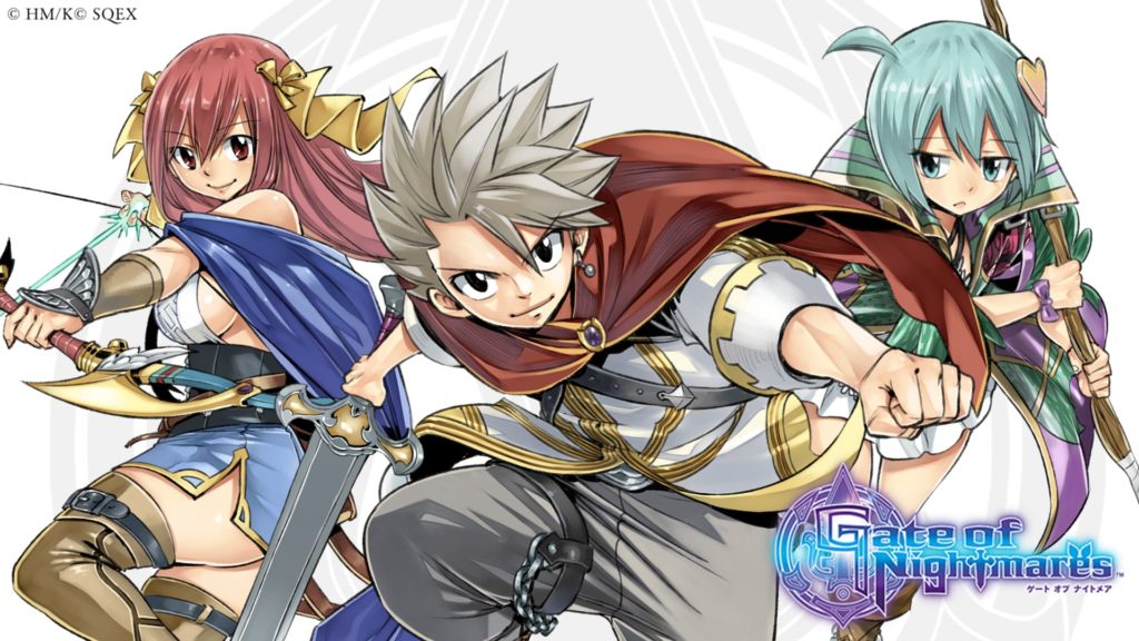 Gate of Nightmares GoN Hiro Mashima Edens Zero Fairy Tail Rave Annonce Square Enix RPG Mobile Smartphone Teaser Trailer 