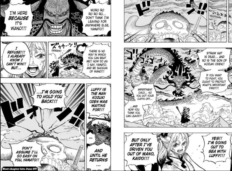 Chapitre 1016 One Piece Scan Shueisha Manga Plus Weekly Shonen Jump Pause Avis Critique Review