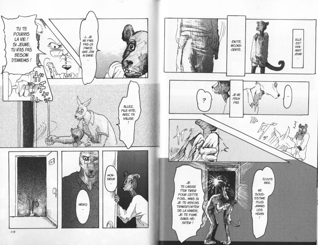 Extrait Beast Complex Volume 1 Beastars Paru Itagaki Ki-oon éditions Avis Review Critique Les Trésors du Nain