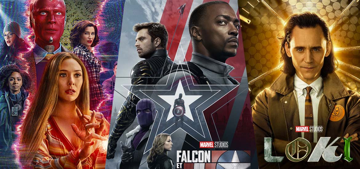 Loki WandaVision Falcon et le Soldat de l’hiver Captain America Winter Soldier Série Disney + Marvel Multiverse
