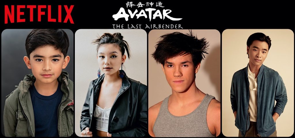 Netflix Live Action Avatar The Last Airbender Casting Acteurs Aang Katara Sokka Zuko Albert Kim Michael Dante Di Martino Bryan Konietzko