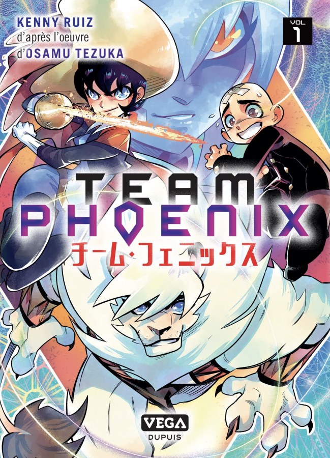 Couverture tome 1 Team Phoenix