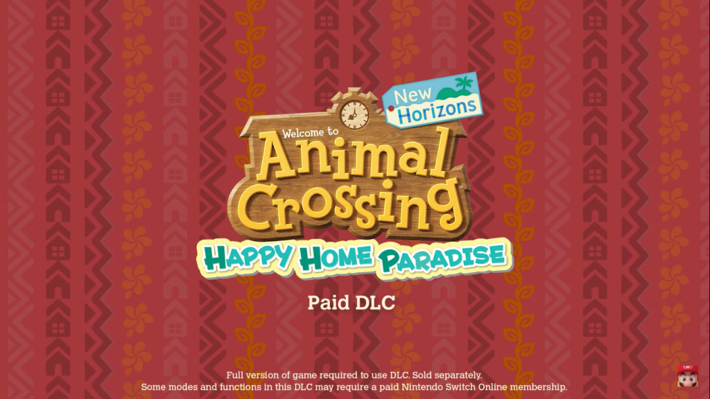 Animal Crossing: New Horizons: Happy Home Paradise