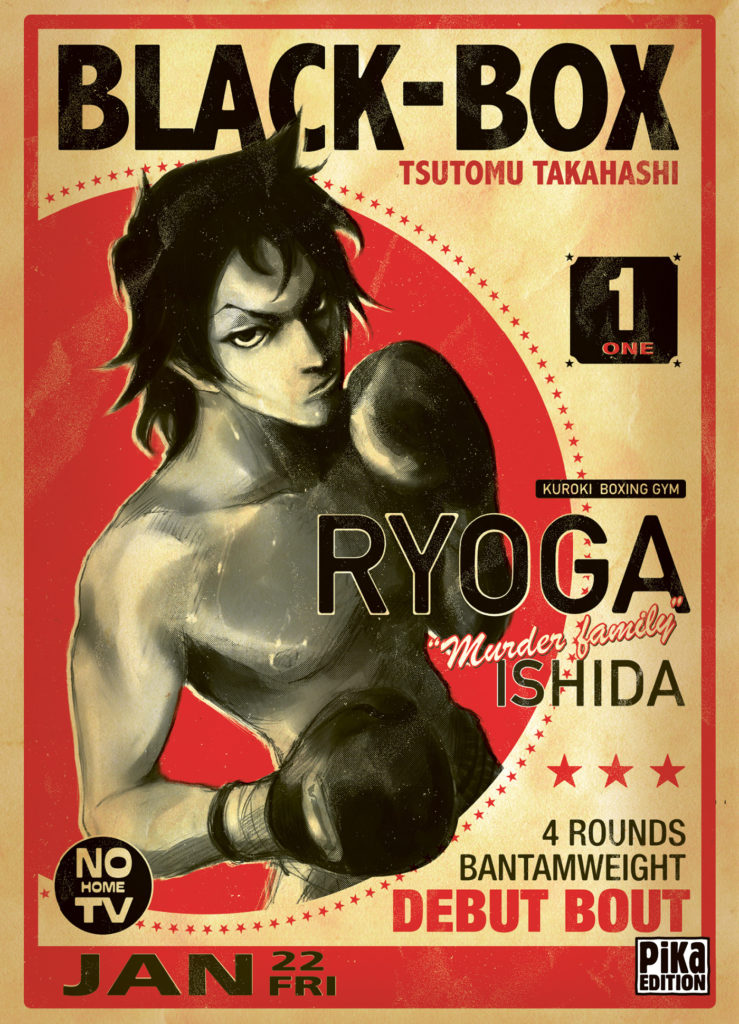 Black-Box Murder Family Ryoga Ishida Manga Boxe Tsutomu Takahashi NeuN Sidooh Date de sortie française 20 Avril 2022 Pika éditions Seinen