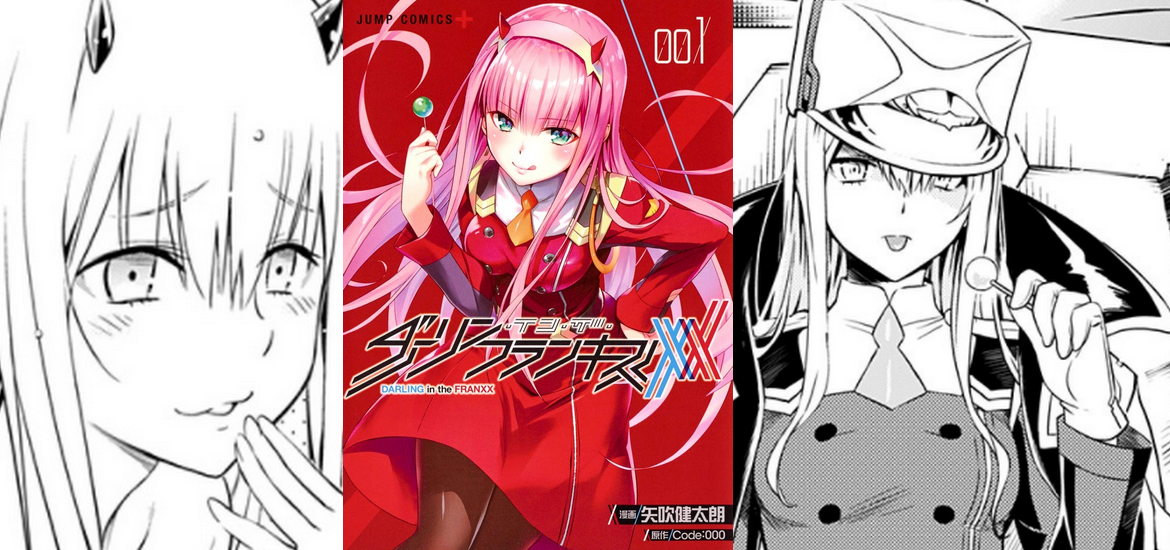 Darling in the Franxx Delcourt Tonkam Kentaro Yabuki Tome 1 Avis Review Critique Manga Anime Crunchyroll ecchi