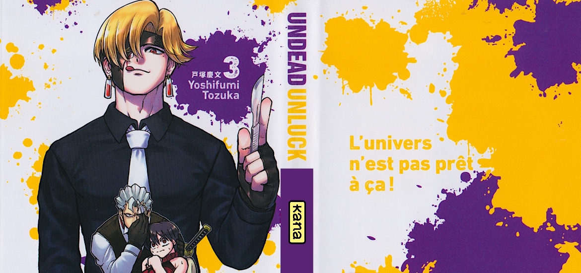 Les Trésors du Nain Undead Unluck Tome 3 Avis review Critique Editions Kana Yoshifumi Tozuka Shonen Nekketsu