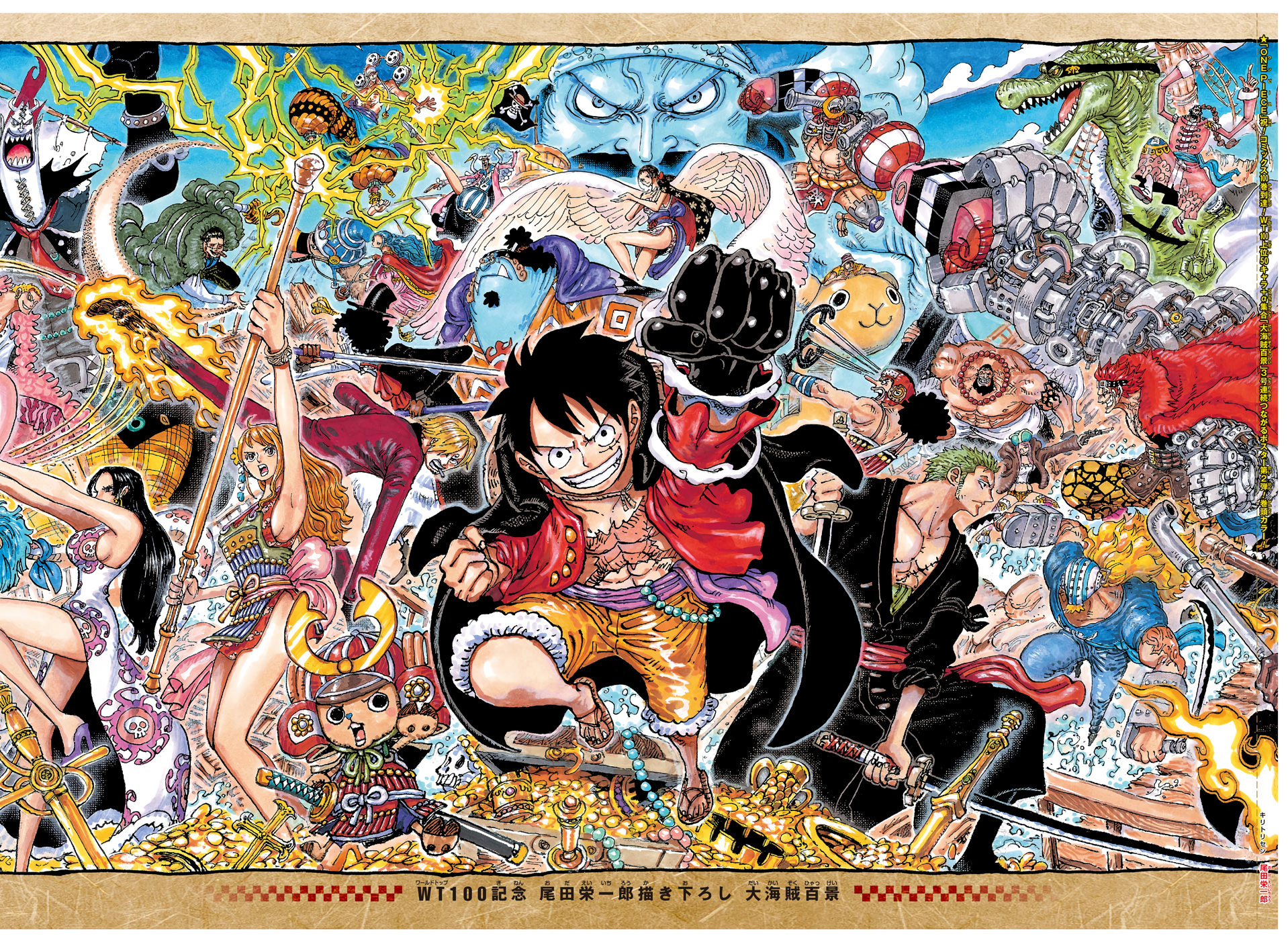 Plaid One Piece Tous les Personnages - Manga city