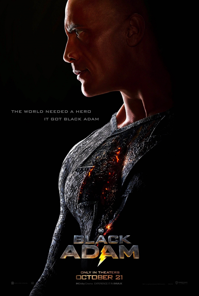 Black Adam Trailer Bande-annonce vidéo Date de sortie 19 octobre 2022 Sortie Française 21 octobre 2022 Affiche The Rock Dwayne Johnson 