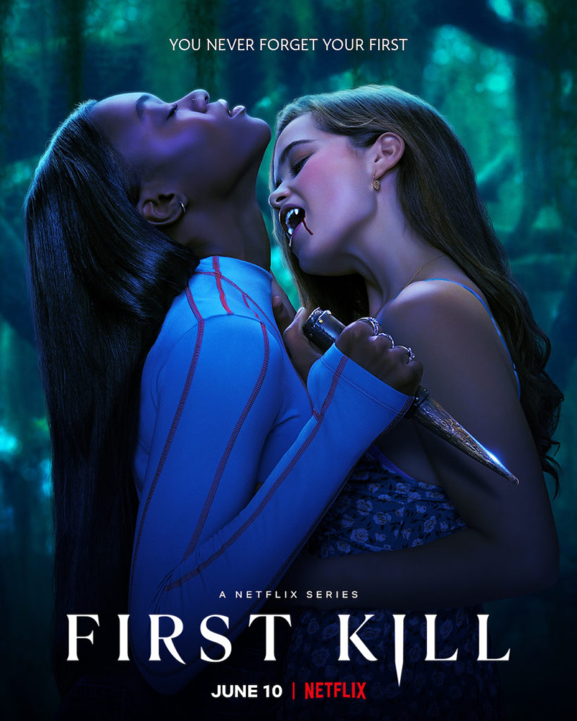 Affiche officielle First Kill Netflix 10 Juin 2022 Série Vampires Ados LGBT