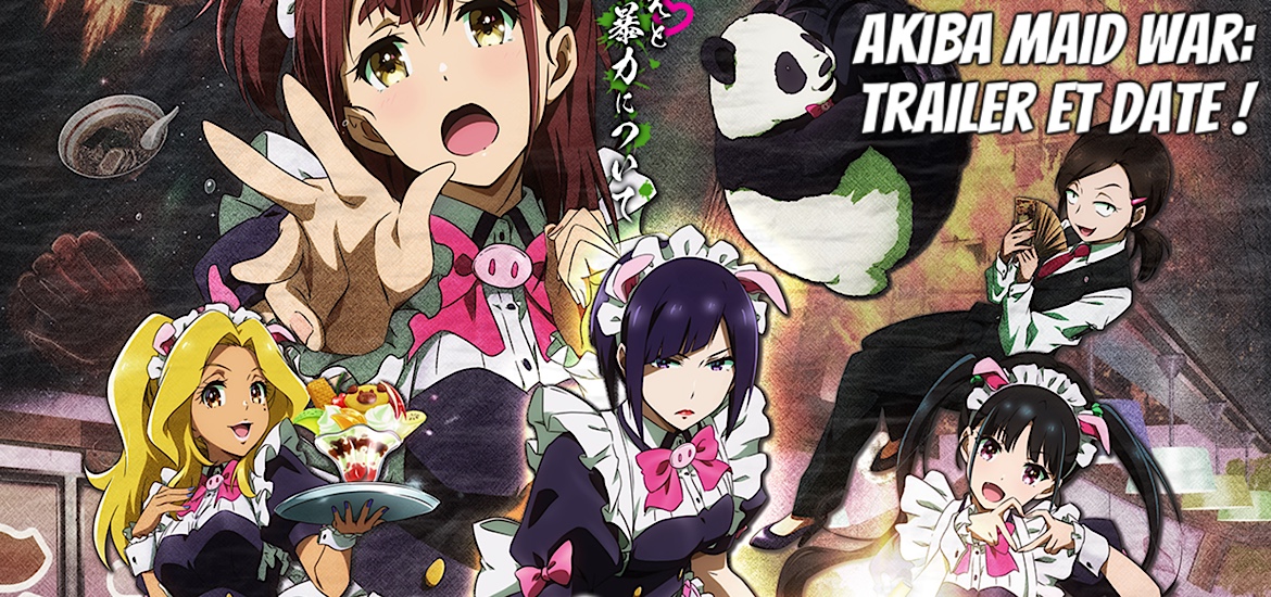Akiba Maid War Anime Trailer Teaser Bande-annonce Date de sortie 6 octobre 2022 Anime Original P.A. Works Studio d’animation Cygames Akiba Meido Senso Censure Adulte Maid Maid café Anime automne 2022