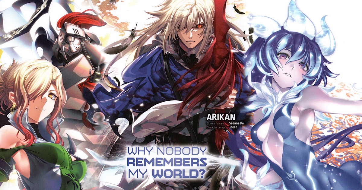 Why Nobody Remembers my World ? Avis Review Critique Manga tome 6 tome 7 tome 8 Doki-Doki Kei Sazane Arikan neco Célestins Alfreya Ecchi Fantasy seinen