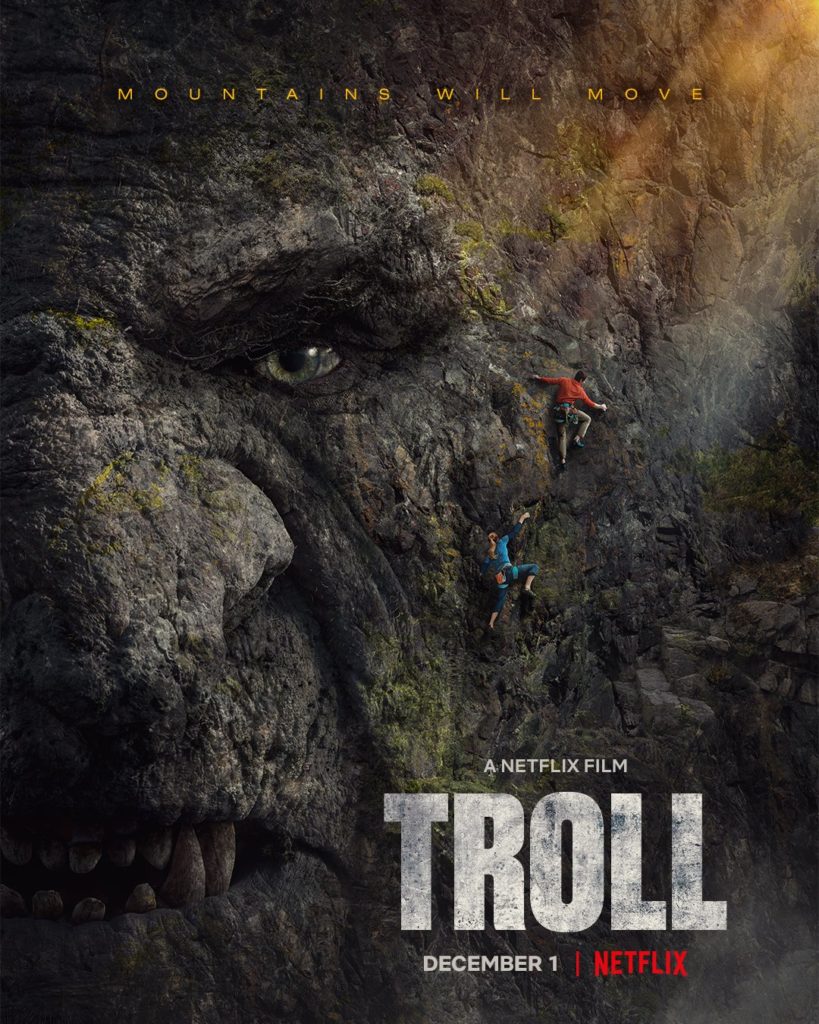 Troll Teaser Film norvégien Roar Uthaug Alicia Vikander Tomb Raider Folklore Scandinave Bande-annonce Teaser Trailer Date de sortie 1er décembre 2022 Netflix Geeked Week