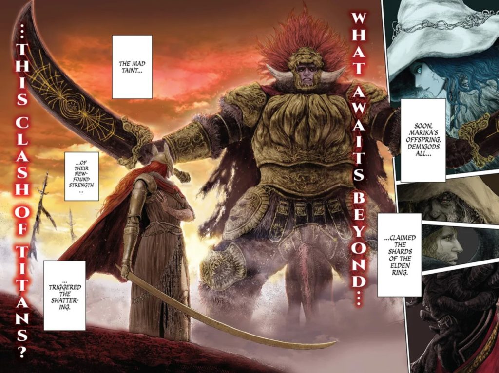 Page du manga Elden Ring : la route vers l'Erdtree