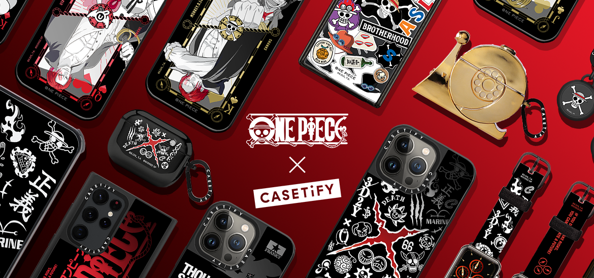 One Piece RED Casetify Collaboration Airpods Coques Smartphone MacBook