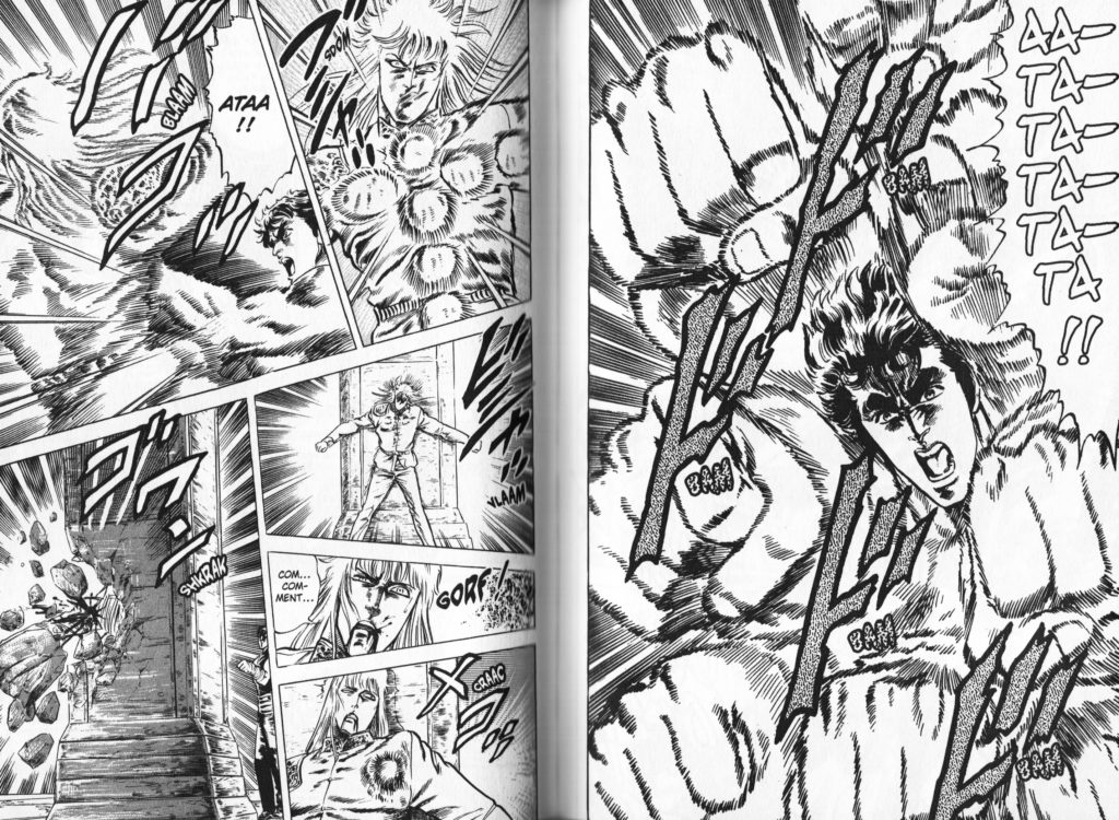 Hokuto no Ken, Extreme Edition, tome 1, Crunchyroll, Tetsuo Hara, Buronson, Ken le survivant, Oeuvre culte, manga, post-apocalyptique, Les Trésors du Nain,