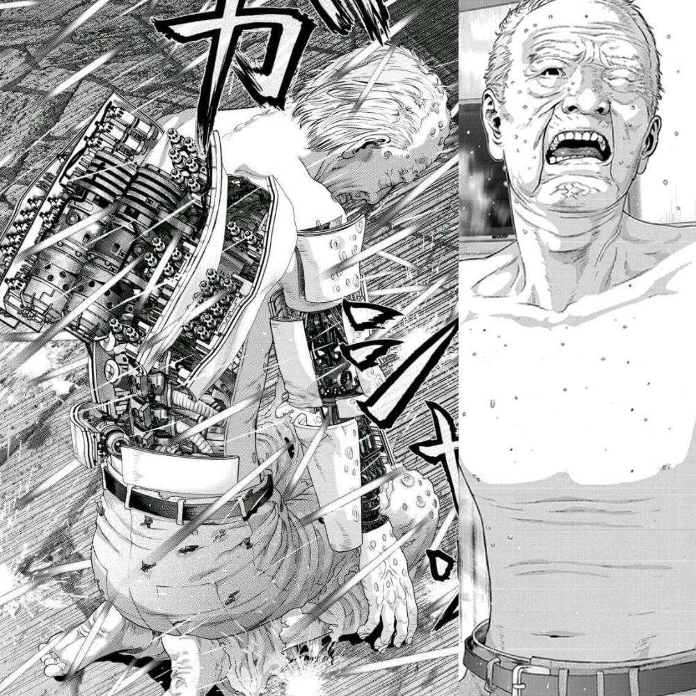 Panel du manga Last Hero Inuyashiki
