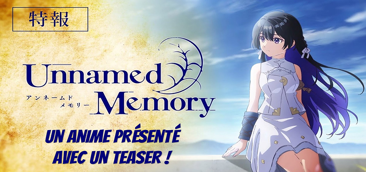 Unnamed Memory anime studio ENGI teaser Trailer Bande-annonce Vidéo Date de sortie 2023 Light Novel Web Novel Manga