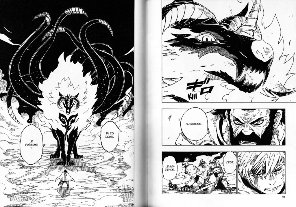 Clevatess, Avis, Review, Critique Tome 2 Tome 3 Manga Yuji Iwahara Dark fantasy Fantasy Ki-oon Majū no Ō to Akago to Shikabane no Yūsha, Les Trésors du Nain
