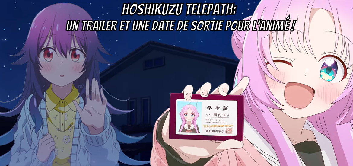 Stardust Telepath anime TV adaptation of Hoshikuzu Telepath manga series  announced