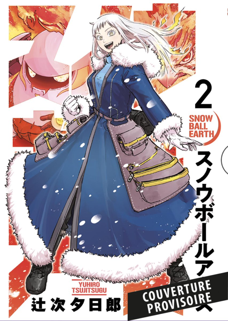 Snowball Earth Manga Annonce Date de sortie Juin 2023 Panini Manga Tome 1 Tome 2 Tsujitsugu Yuhiro Hideaki Anno Hideo Kojima ONE Masami Yuki Bande-annonce Vidéo Teaser Trailer