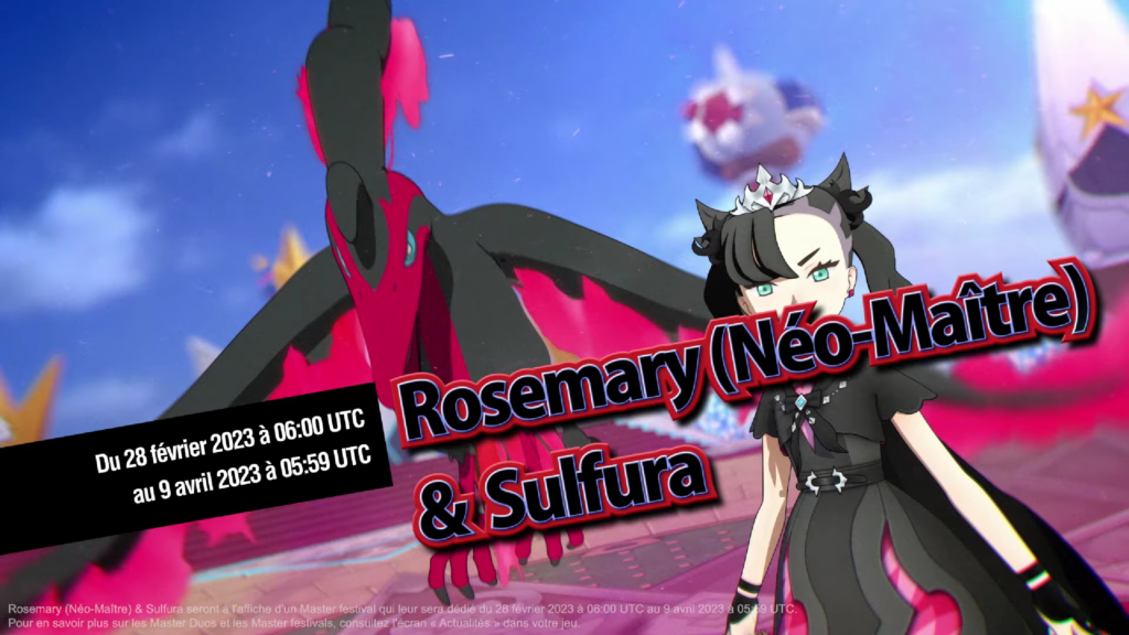 Rosemary et Sulfura de Galar - Pokémon Master EX