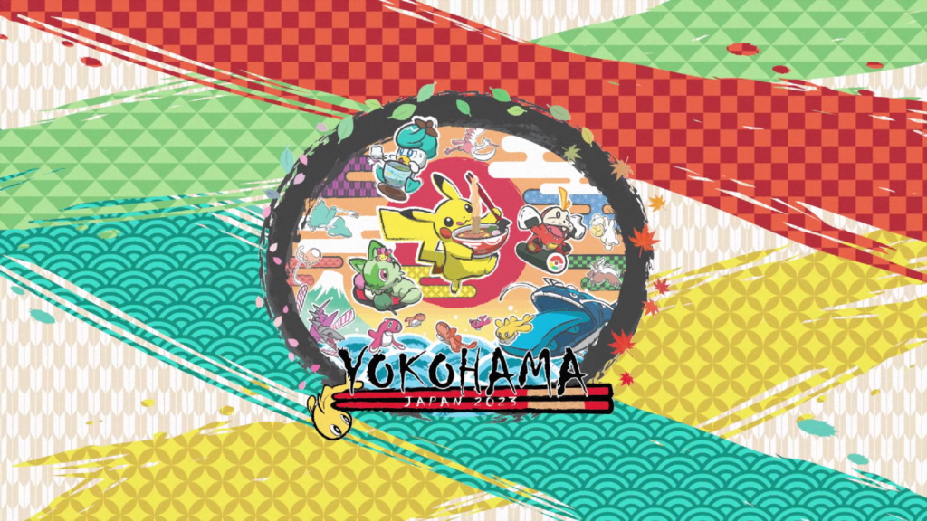 Pokémon Presents février 2023: Un DLC, une série, et des nouveautés ! - affiche Yokohama 2023