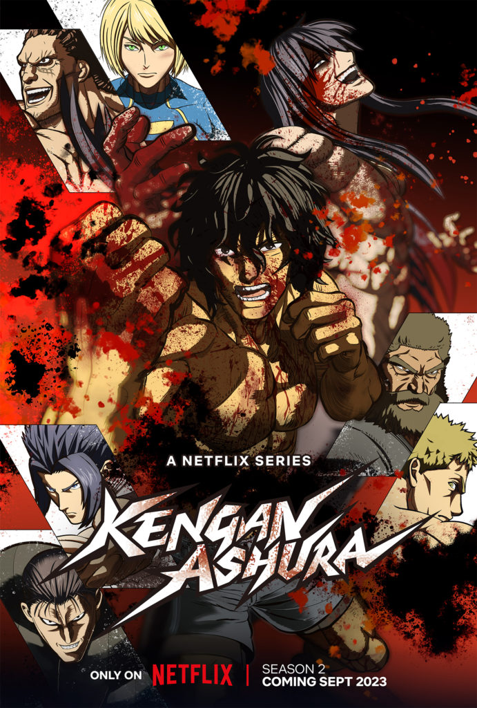 Kengan Ashura S2 Saison 2 Saison 3 deux parties date de sortie Septembre 2023 Netflix Annonce Suite Anime Teaser Trailer Bande-annonce Vidéo Anime été 2023 