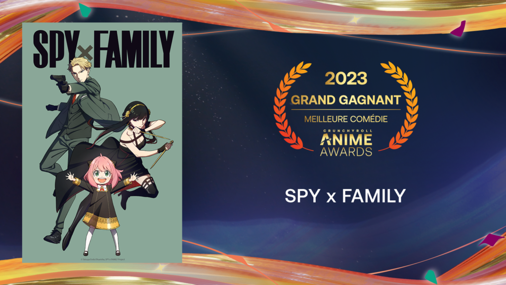 Crunchyroll Anime Awards 2023 : Les Gagnants ! - Meilleure comédie - SPY x FAMILY