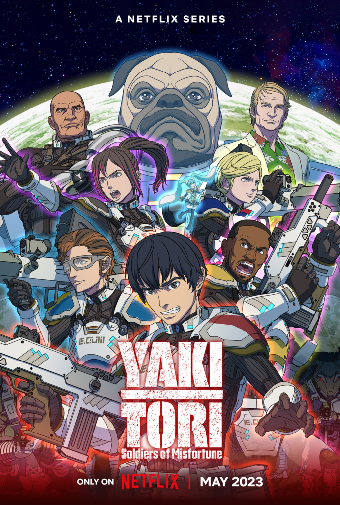 Yakitori: Soldiers of Misfortune un nouvel anime Netflix ! - visuel