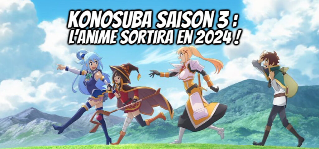 KonoSuba Saison 3 : L’anime sortira en 2024 ! - Gaak