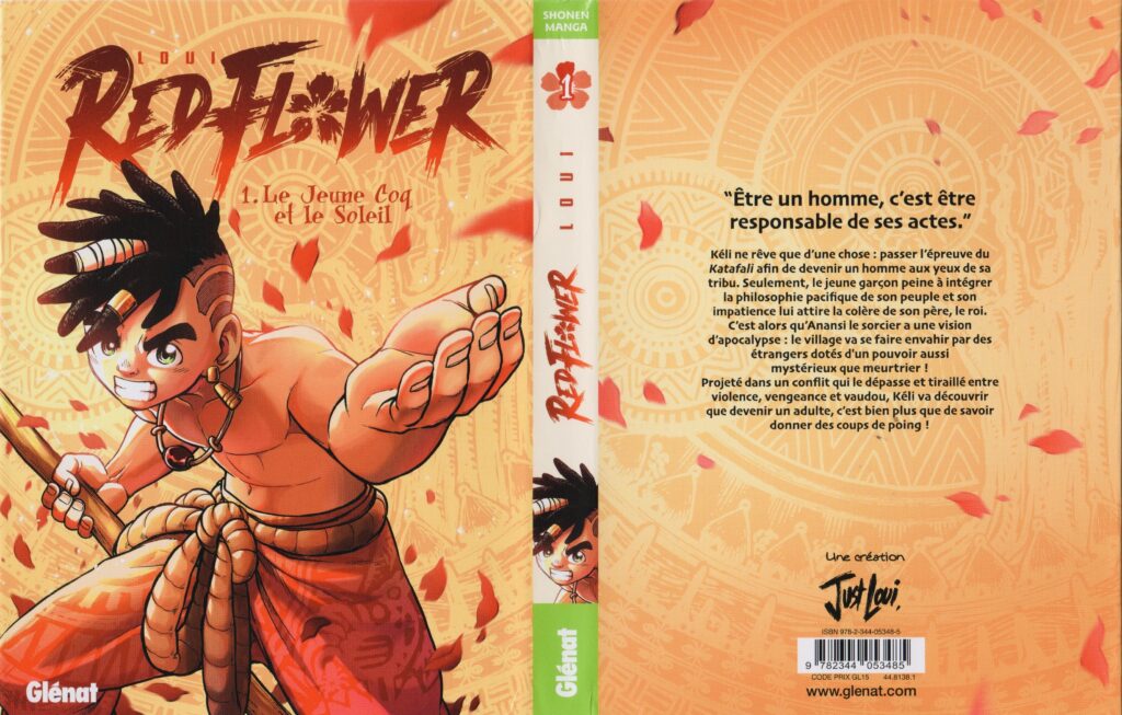 REDFLOWER Manga Africain Français Tome 1 Avis Review Critique Glénat Manga Loui Les Trésors du Nain