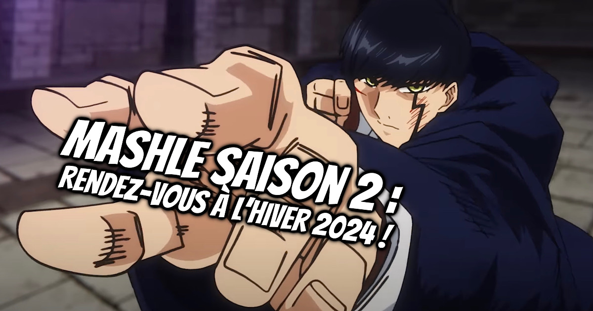 Saison 2 Mashle Anime Date de sortie Visuel Weekly Shonen Jump Studio d’animation Hajime Komoto Shonen Synopsis Fin Teaser trailer bande-annonce vidéo Aniplex A-1 Pictures Janvier 2024 Anime Hiver 2024