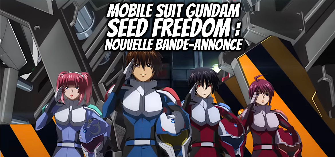 Mobile suit gundam seed freedom affiche anime teaser trailer bande-annonce vidéo date de sortie 26 janvier 2024 film
