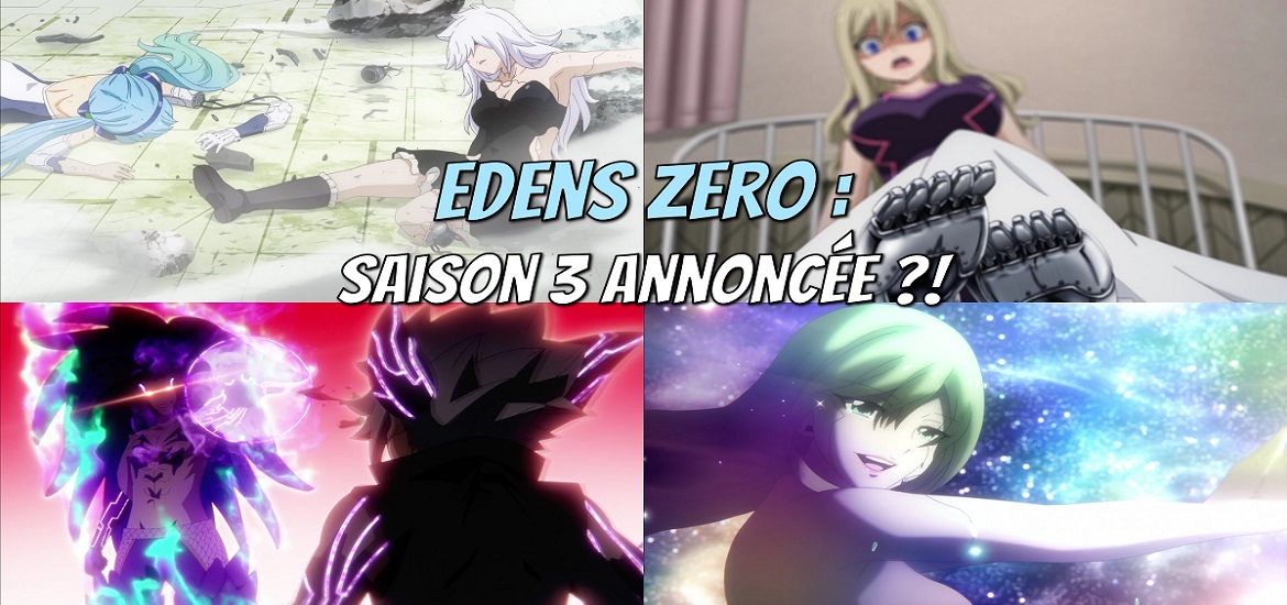 Edens Zero, Saison 3, saison 2, date de sortie, trailer, teaser, bande annonce, ADN, Netflix, Hiro Mashima, Cosmos Aoi, Cosmos Kaede, Pika