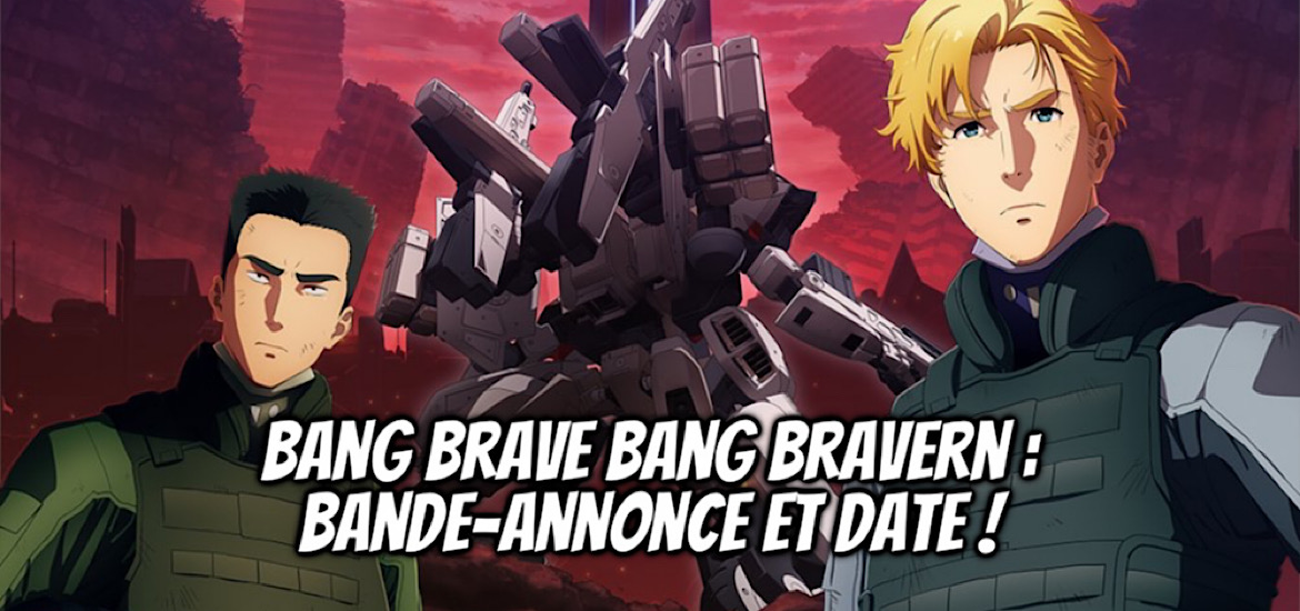 BANG BRAVE BANG BRAVERN, anime, date de sortie, bande-annonce, trailer, teaser, vidéo, mecha, Yūki Bakuhatsu Bang Bravern,