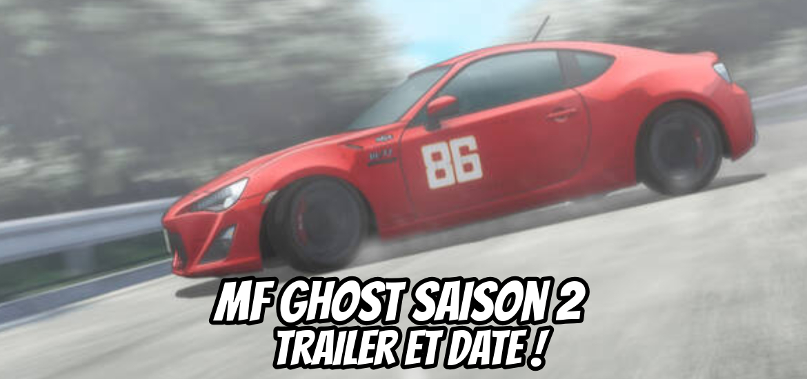 MF Ghost, saison 2, Initial D, Shuichi Shigeno, Young Magazine, Kodansha, Felix Film, date de sortie, anime 2024, sortie 2024, Crunchyroll, teaser, visuel