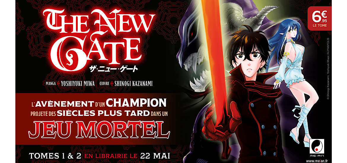 THE NEW GATE, manga, annonce, date de sortie, 22 mai 2024, Meian, Meian éditions, web novel, light novel, anime, Crunchyroll,