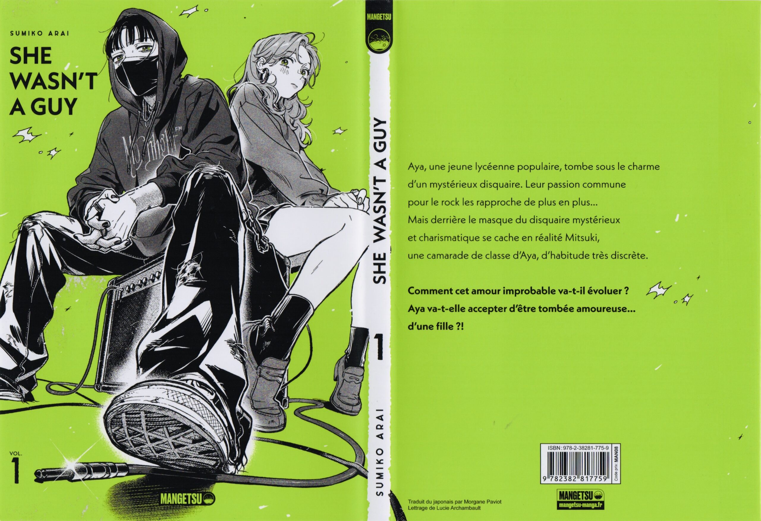 She wasn’t a guy, avis, review, critique, manga, mangetsu, rock, romance, yuri, grunge, sumiko arai, The Guy She Was Interested in Wasn't a Guy at All, Ki ni Natteru Hito ga Otoko ja Nakatta, playlist, les trésors du nain,