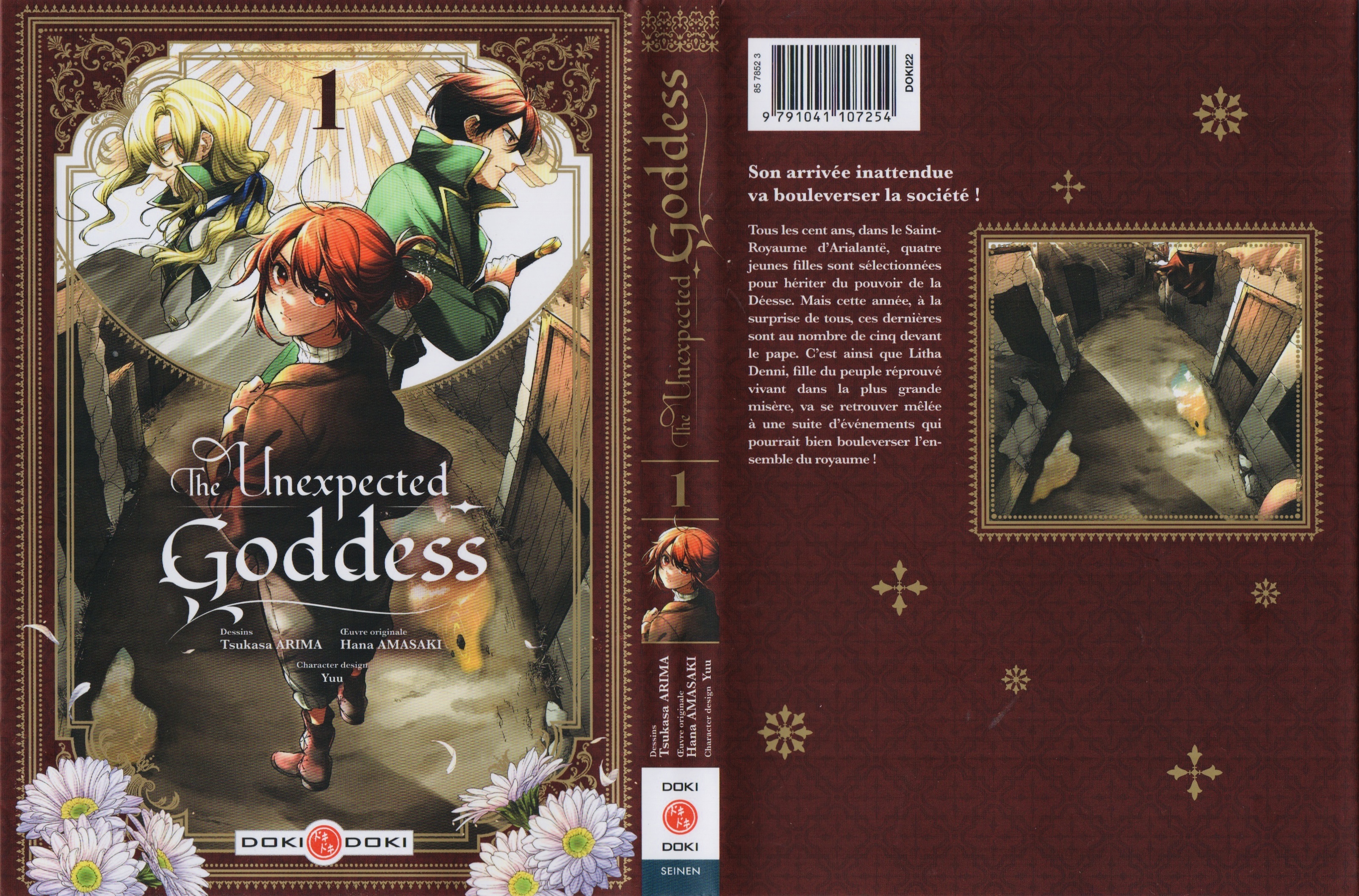 The Unexpected Goddess, manga, fantasy, médieval, lutte des classes, doki-doki, adaptation, light novel, web novel, avis, review, critique, tome 1, les trésors du nain, hana amasaki, tsukasa arima, yuu, Manekarezaru Shinnyo,