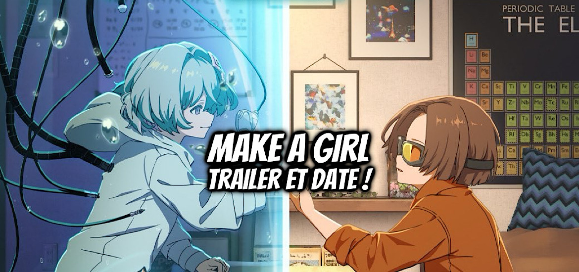 Make a girl, film, film d’animation, date de sortie, 31 janvier 2025, Gensho Yasuda, Xenotoon, Teaser, trailer, bande-annonce, crowdfunding, financement participatif, Make Love,