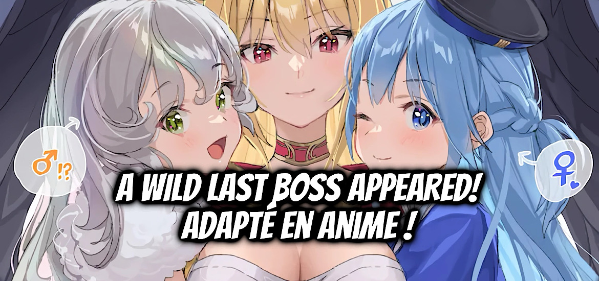 Yasei no last boss, yasei no last boss ga awareta, a wild last boss appeared, teaser, trailer, bande-annonce, vidéo, date de sortie, fantasy, action, gender bend, comédie, doki-doki, manga, adaptation, anime, web novel, light novel,