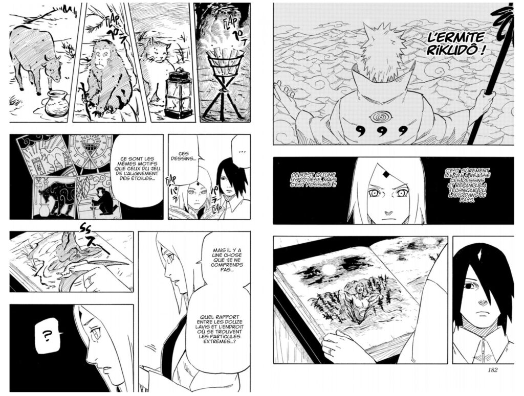 Les trésors du nain, naruto, naruto sasuke retsuden, roman, sasuke, sakura, adaptation, manga, avis, review, critique, kishimoto, Shingo Kimura, jun esaka, shingo kimura, tome 1, tome 2, intégrale, kana, kana éditions, dinosaures, edo tensei, redaku, l’énigme du dessin des astres, anime, boruto, 