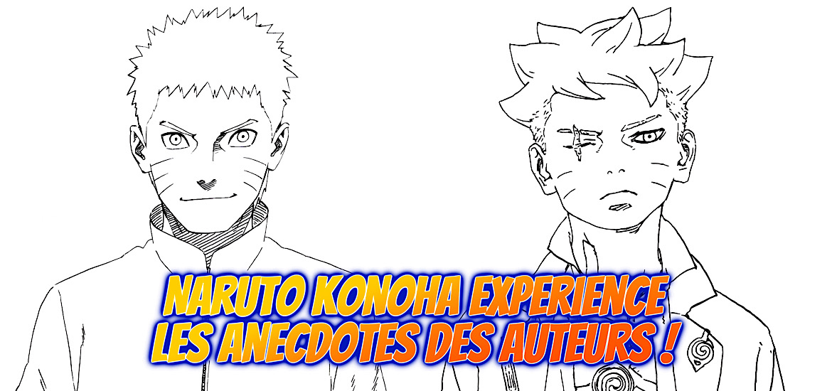 Interview, Naruto, Naruto Konoha experience, masashi kishimoto, mikio ikemoto, nouveau manga, dessin, travail, fin de naruto, samurai 8, mario, one-shot, shonen, Grand rex, kana, kana éditions,