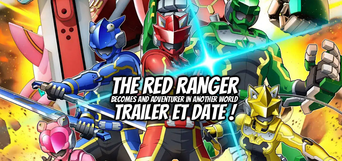 The red ranger, the red ranger becomes an adventurer in another world, sentai red isekai de bokensha ni naru, manga, adaptation, anime, shonen, koyoshi nakayoshi, isekai, sentai, date de sortie, teaser, trailer, bande-annonce, satelight, Janvier 2025, anime hiver 2025,